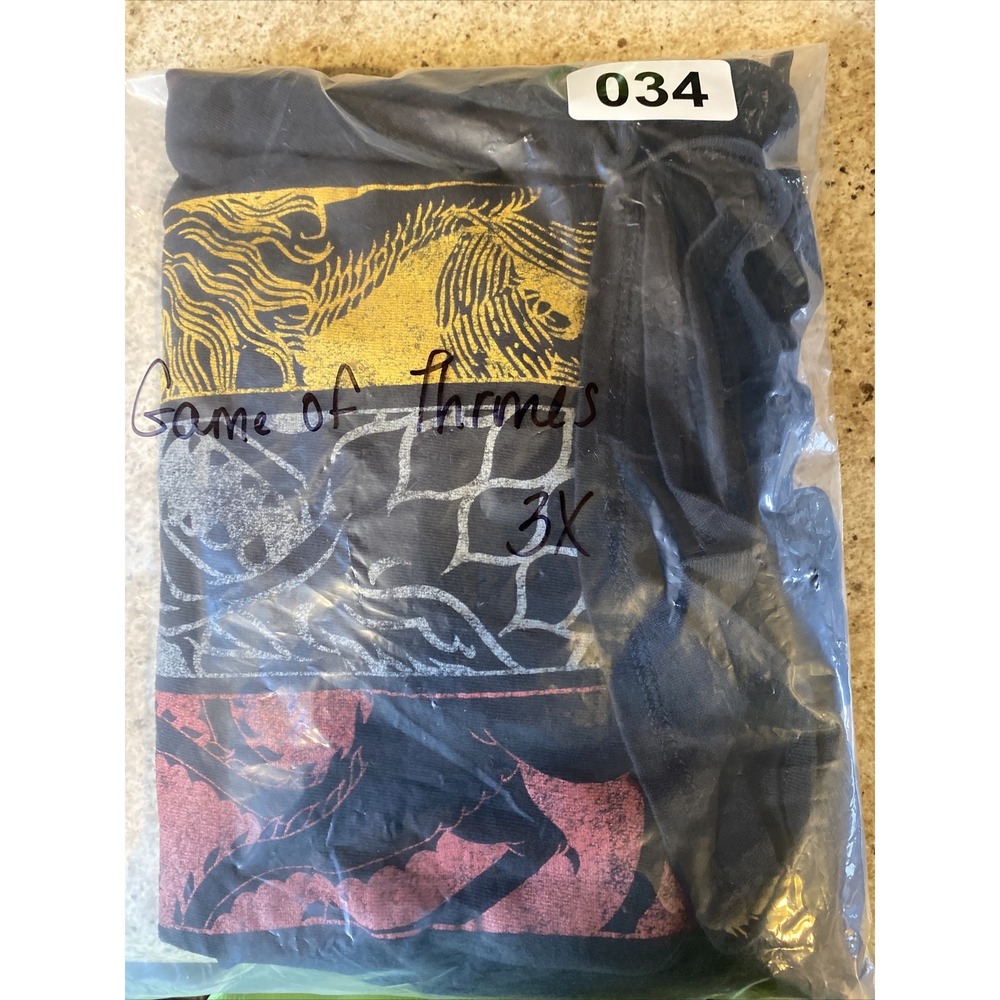 Game Of Thrones Tshirt Size 3X Graphics Goth‎ Grunge Gamer Skater Biker Trippy - Picture 7 of 7
